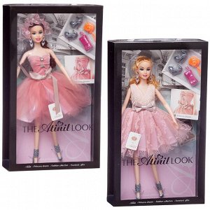 Кукла Junfa Atinil Модный показ (в розовом платье) в наборе с аксессуарами, 28см