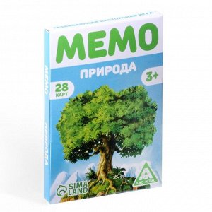 Развивающая настольная игра «Мемо. Природа»