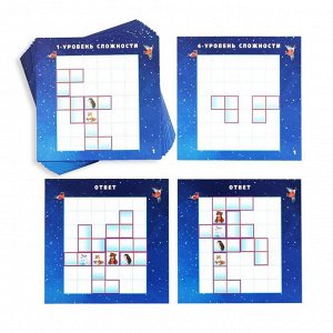 Магнитная игра «Мы встречаем Новый Год», 48 карт, 6 магнитных деталей