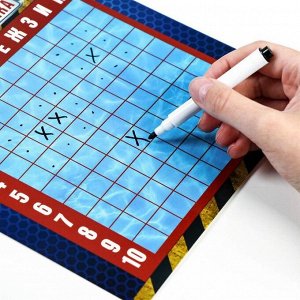 Настольная стратегическая игра «Морской бой» с фантами, 6+