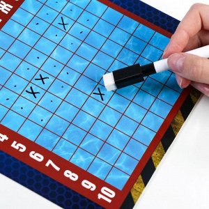 Настольная стратегическая игра «Морской бой» с фантами, 6+