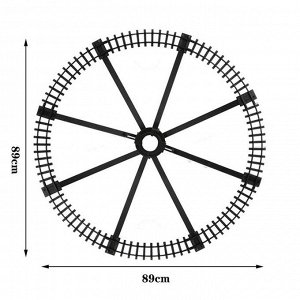 Железная дорога «С Новым Годом», крепление вокруг ёлки