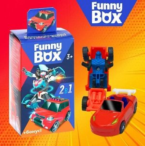 068-1302 Набор для детей Funny Box «Трансформер» Набор: робот-трансформер, инструкция, наклейки, МИКС