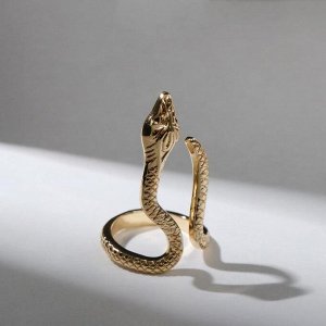 Кольцо "Змея" удушье, цвет золото, безразмерное