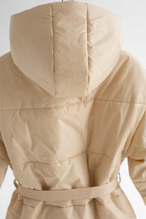 Куртка женская oversize (деми) бежевый
