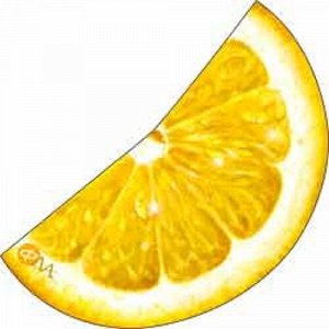 Украшение на скотче "Лимон"