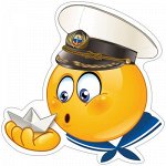 Украшение на скотче &quot;Смайл Моряк&quot;