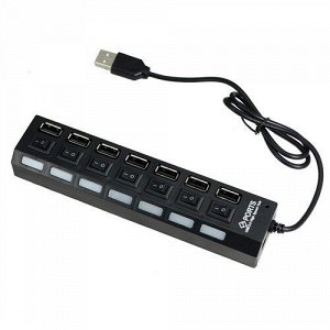 Earldom USB HUB концентратор переходник разветвитель 2.0 HUB HI-SPEED с 7 выходами