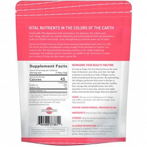 Earthtone Foods, пептиды коллагена от животных на травяном выпасе, без ароматизаторов, 454 г (16 унций)