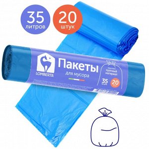 Lomberta Пакет для мусора 35л 20шт ПНД, 7 мкм