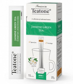 Зеленый чай (Аромат жасмина, TEATONE, (15шт*1,8г)