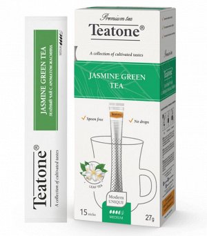 Зеленый чай с ароматом жасмина, в стиках (Jasmine green tea, 15шт*1,8г)