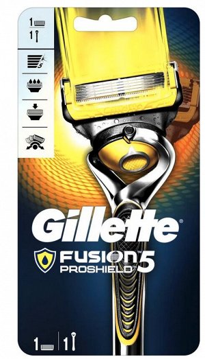 GILLETTE Fusion ProShield Бритва с 1 сменной кассетой