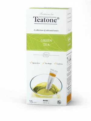 Зеленый чай (TEATONE, (15шт*1,8г)