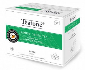 Зеленый чай (Аромат жасмина, TEATONE, (20шт*4г), в пакетиках