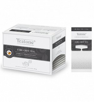 Черный чай (Аромат бергамота, TEATONE, (20шт*4г), в пакетиках