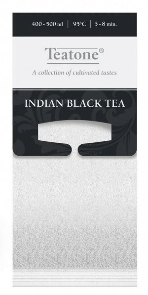 Черный чай (Индийский, TEATONE, (20шт*4г), в пакетиках