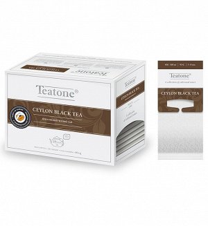 Черный чай (Цейлонский, TEATONE, (20шт*4г), в пакетиках