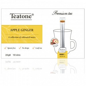 Чайный напиток Яблоко-Имбирь в стиках, пенал 100 стиков (Apple ginger)