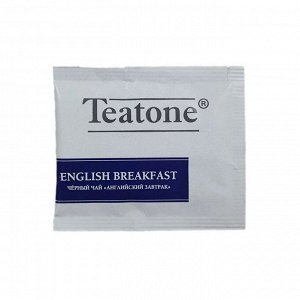 Черный чай (Английский завтрак, TEATONE, (300шт*1,8г), в пакетиках, Гофрокороб)