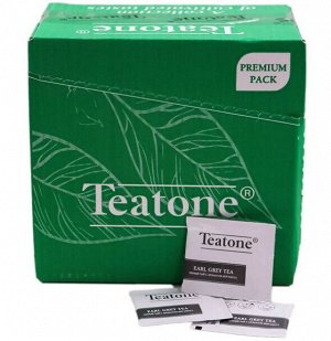 Черный чай (Аромат бергамота, TEATONE, (300шт*1,8г), в пакетиках, Гофрокороб)