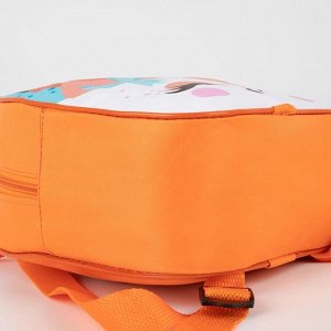 Рюкзак детский, отдел на молнии, цвет оранжевый