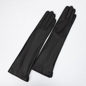 Перчатки женские, размер 8, цвет чёрный