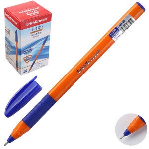 Ручка шарик "ErichKrause U-109 Orange Stick&Grip. Ultra Glide Tehnology" 1.0мм 1/50 арт. ЕК-47591