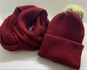 Комплект, шапка и шарф