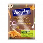 Крем-суп грибной с лисичками и пшеничными сухариками, Everyday, 25г