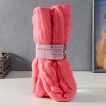 Шерсть для валяния 100% тонкая шерсть 50гр (324 Св.азалия)