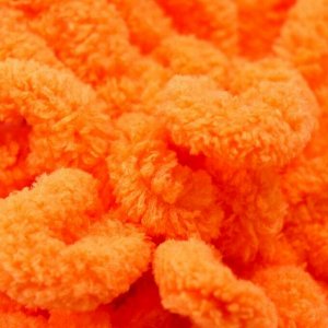Пряжа "Puffy" 100 % микрополиэстер 9м/100г (336 оранжевый)