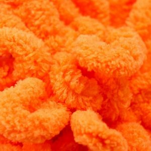 Плюшевая пряжа для вязания руками ALIZE, Puffy, 100 % микрополиэстер, 9 м/100 г, (336 оранжевый)