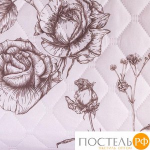 Комплект "Этель" Beige rose, покрывало 230х210  ±5 см и наволочки 50х70 - 2 шт, микрофибра 5525101