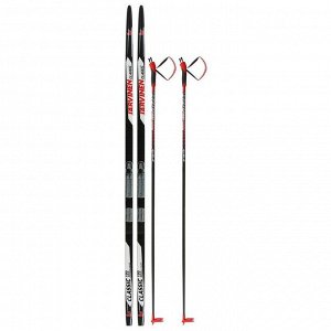 Комплект лыжный БРЕНД ЦСТ 190/150 (+/-5 см), крепление NNN, цвет микс