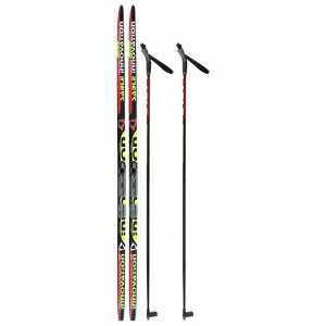 Комплект лыжный БРЕНД ЦСТ (Step, 185/145 (+/-5 см), крепление: NNN) цвета микс
