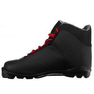 Ботинки лыжные TREK Level 2 SNS, цвет чёрный, лого красный, размер 36