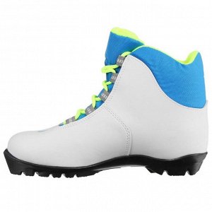 Ботинки лыжные TREK Omni 5 NNN, цвет белый, лого синий, размер 36