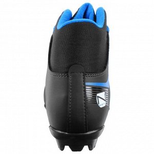Ботинки лыжные TREK Sportiks NNN ИК, цвет чёрный, лого синий, размер 35