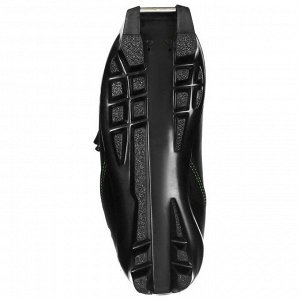 Ботинки лыжные TREK Snowrock SNS ИК, цвет чёрный, лого лайм неон, размер 28