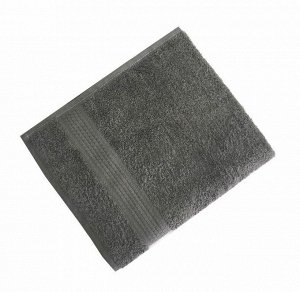Махровое гладкокрашенное полотенце 70*140 см 460 г/м2 (Серый)