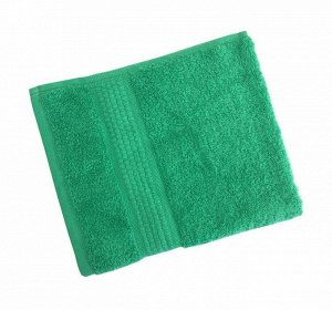 Махровое гладкокрашенное полотенце 50*90 см 460 г/м2 (Ярко-зеленый)