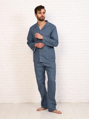 Пижама мужская,модель203,фланель (Виши, вид 3)