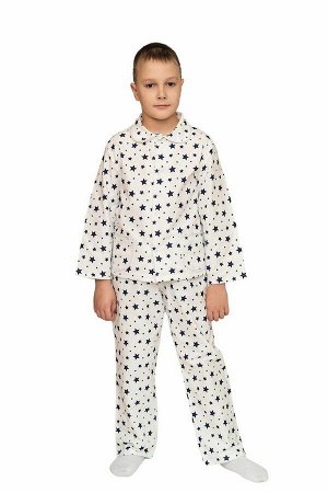 Пижама для мальчика, модель 307, фланель (Звезды 18850-1)