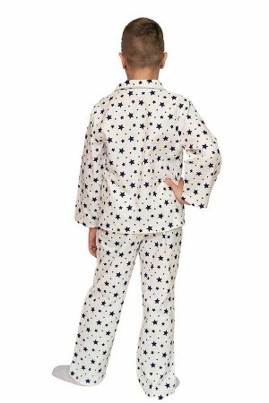 Пижама для мальчика, модель 307, фланель (Звезды 18850-1)