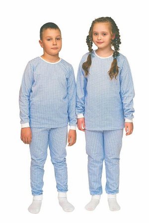 Пижама детская теплая, модель 316, трикотаж (Нежность)