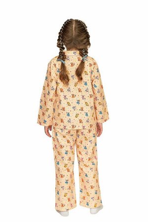 Пижама для девочки, модель 307, фланель (Энималс 5318-2)