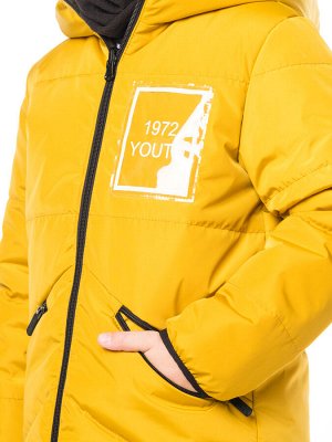 100416/1 (желтый) Пальто для мальчика