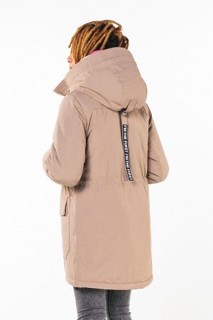 90792/2 (бежевый) Пальто для девочки