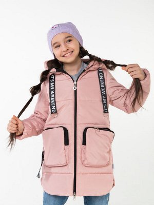 М 100996/2 (розовый) Пальто для девочки